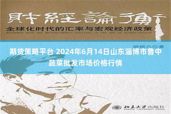 期货策略平台 2024年6月14日山东淄博市鲁中蔬菜批发市场价格行情