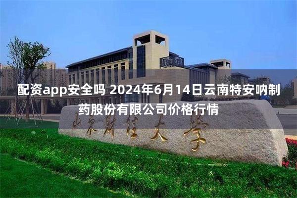 配资app安全吗 2024年6月14日云南特安呐制药股份有限公司价格行情