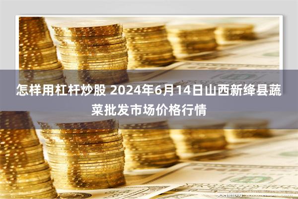 怎样用杠杆炒股 2024年6月14日山西新绛县蔬菜批发市场价格行情