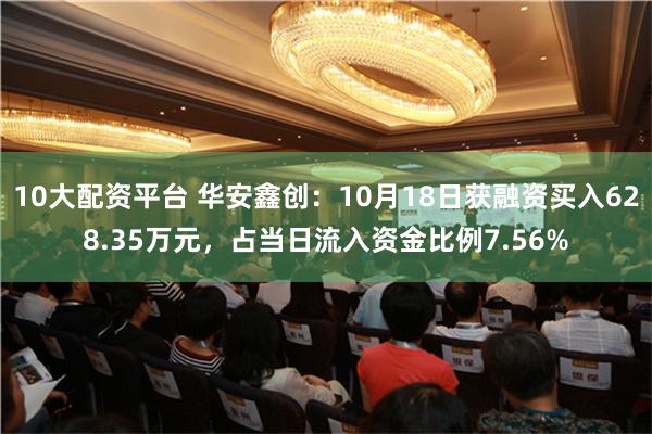 10大配资平台 华安鑫创：10月18日获融资买入628.35万元，占当日流入资金比例7.56%