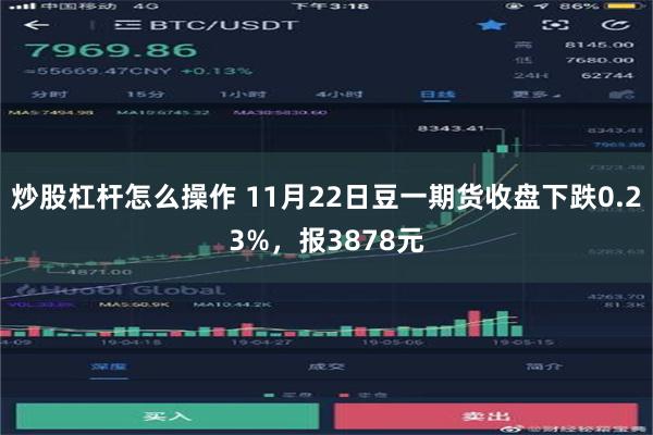 炒股杠杆怎么操作 11月22日豆一期货收盘下跌0.23%，报3878元