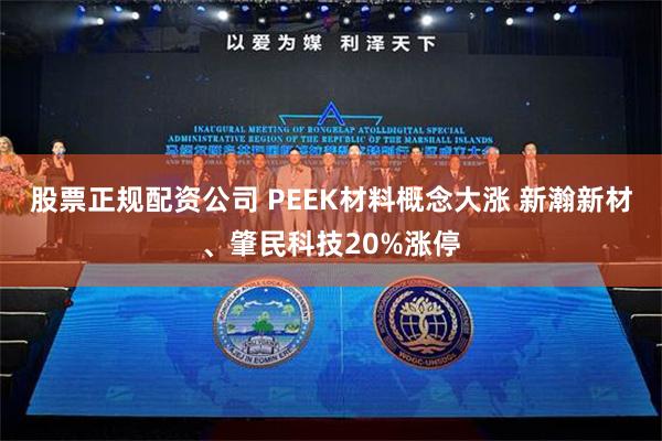 股票正规配资公司 PEEK材料概念大涨 新瀚新材、肇民科技20%涨停