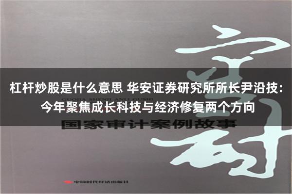 杠杆炒股是什么意思 华安证券研究所所长尹沿技: 今年聚焦成长科技与经济修复两个方向